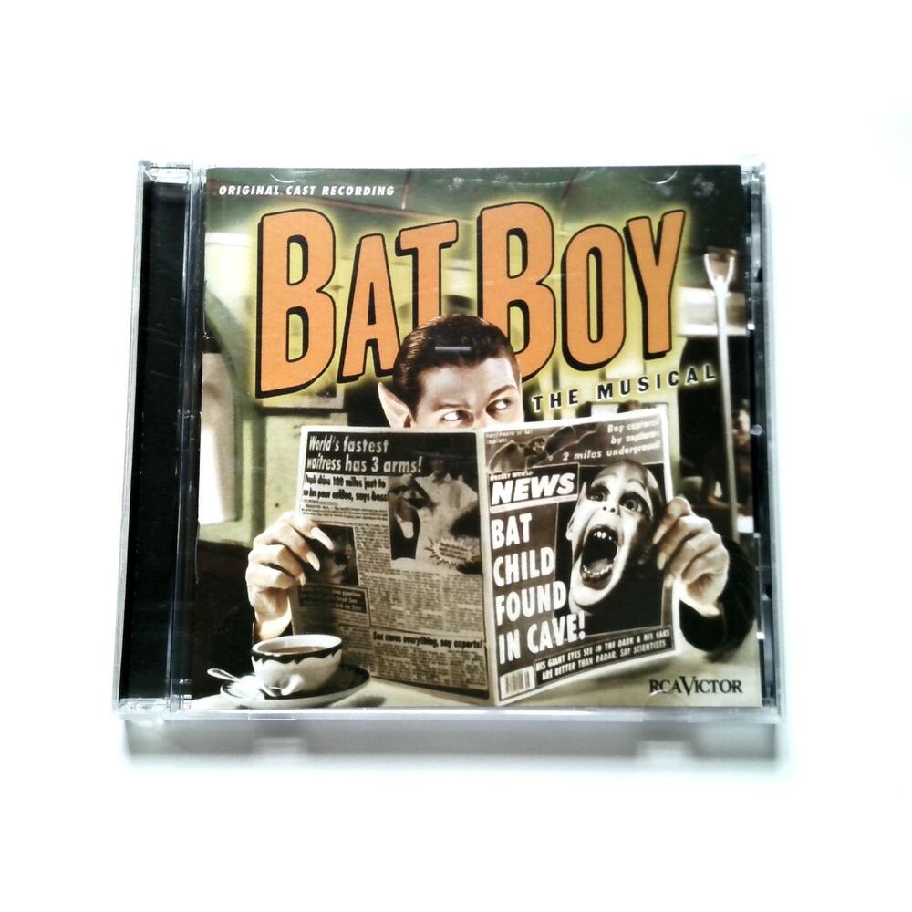 Bat Boy The Musical CD 2001 Original Cast Recording Broadway RCA Victor